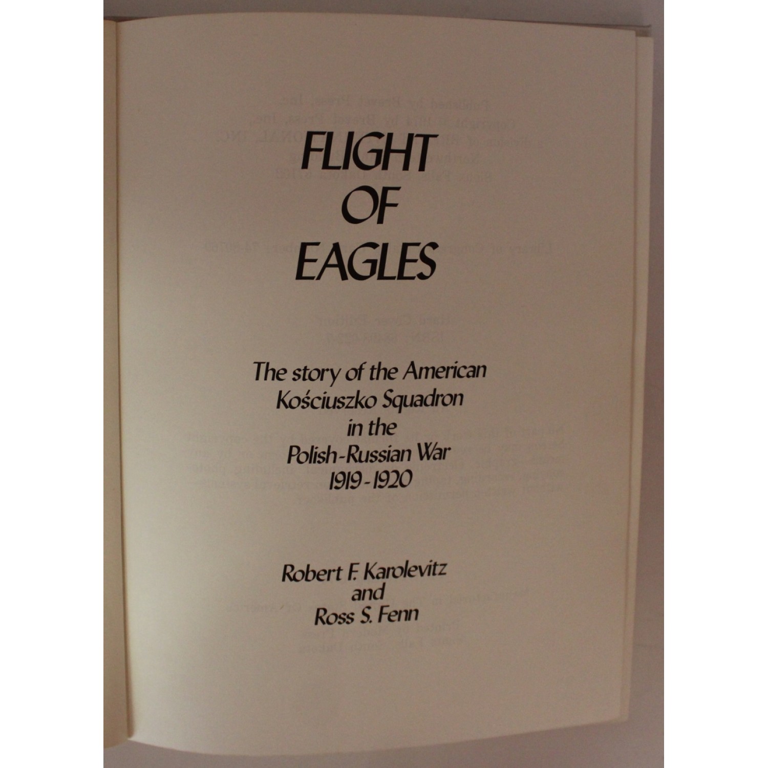 Book Flight Of Eagles